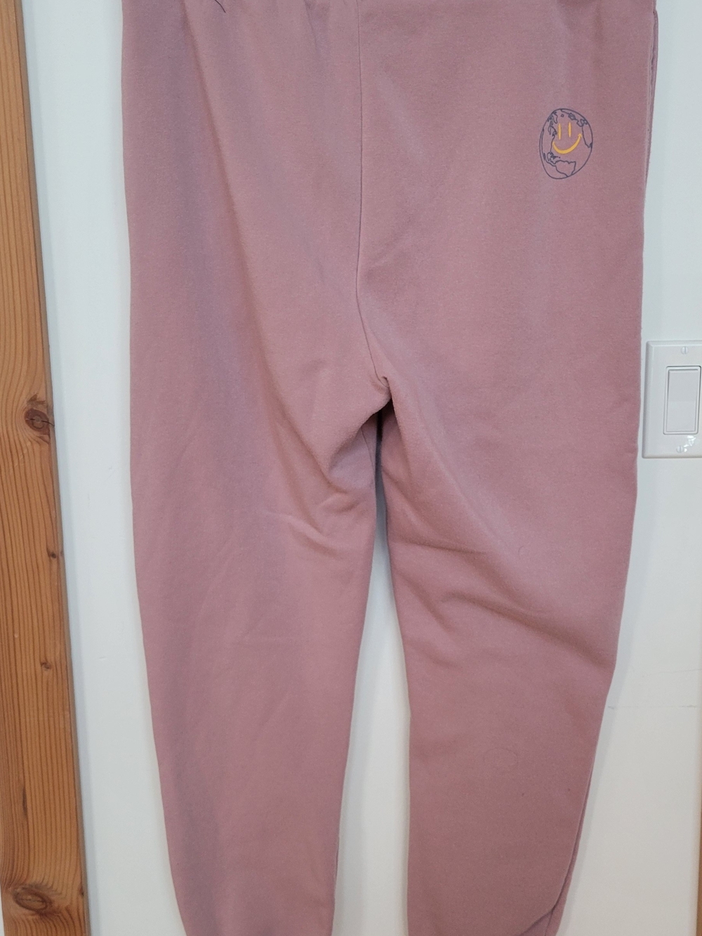 Brooklyn Clothing -  Dusty Pink 'Outdoors' Graphic Jogger Sweatpants - Picture 3 of 5